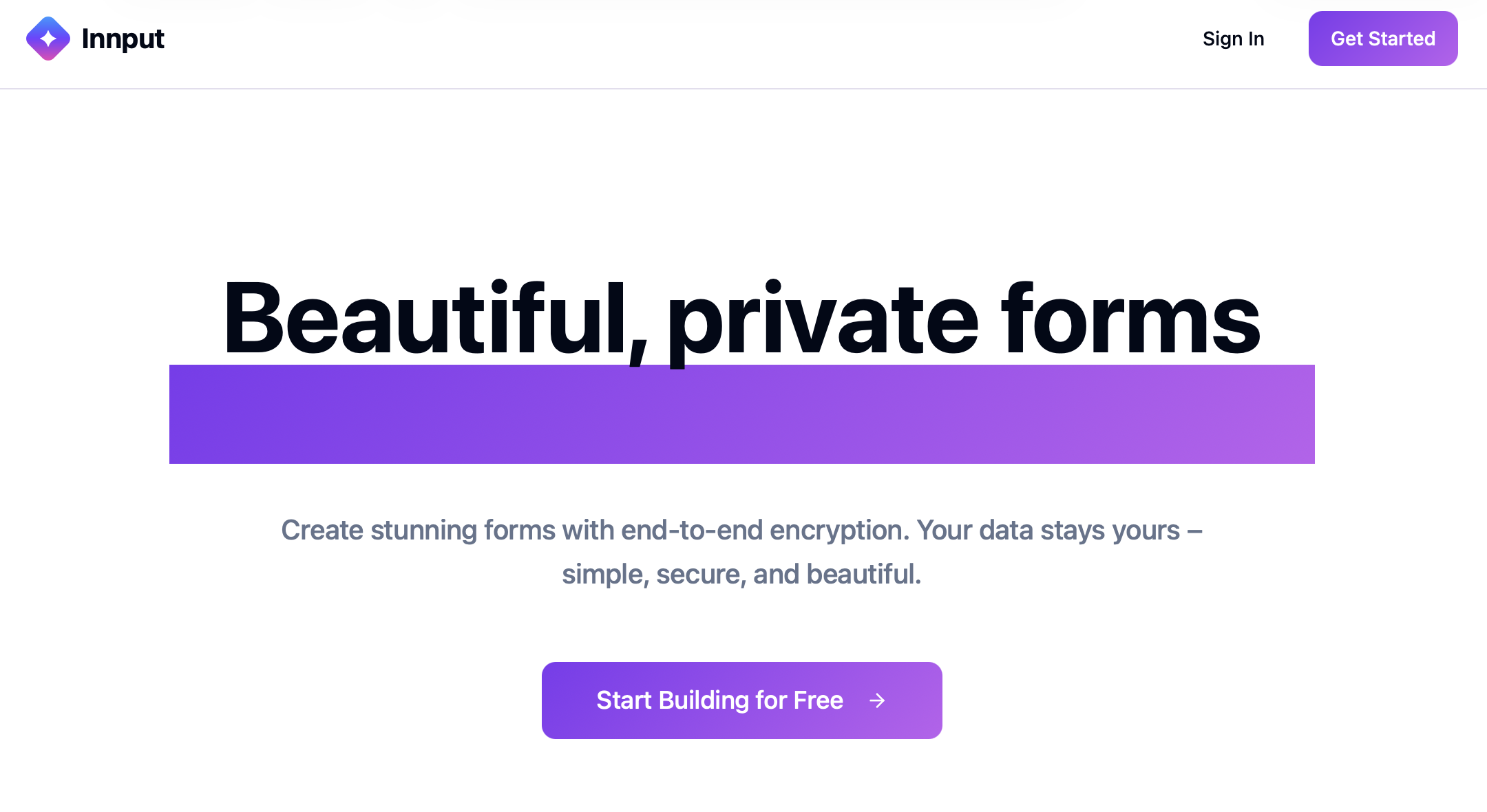Building Innput: End-to-end encrypted forms